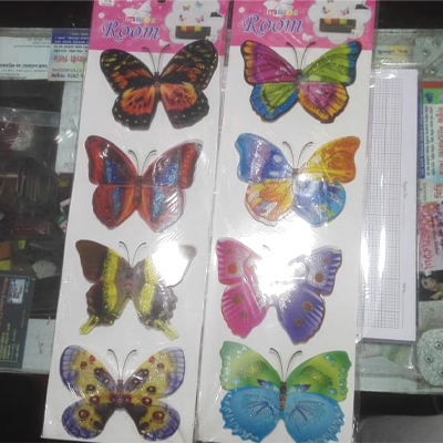 প্রজাপতি স্টিকার (Butterfly sticker)