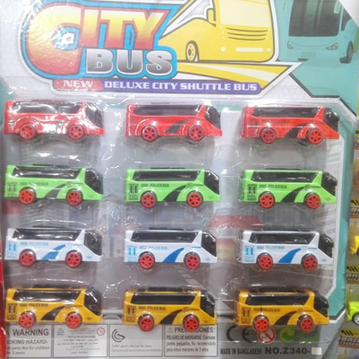 সিটি বাস ১২ পিস (Bus toy)