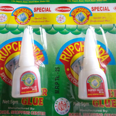 রুপচাঁদা সুপার গ্লু (Super glue 12  pcs)
